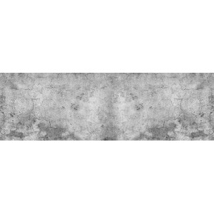 Paraschizzi da cucina t.b.t. grigio effetto cemento come specchio per piastrelle.