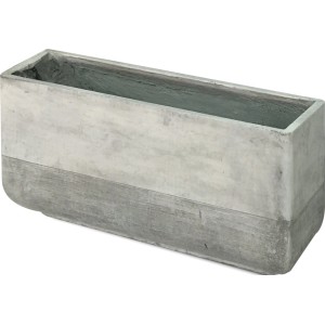 Fioriera da esterno rettangolare bicolore t.b.t.