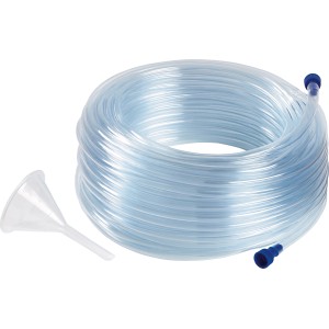 Livella a tubo LUX Classic 20 m con tubo, imbuto e tappi.