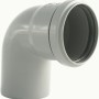 Curva HT Marley grigia 87° DN 40 per tubi di scarico interni.