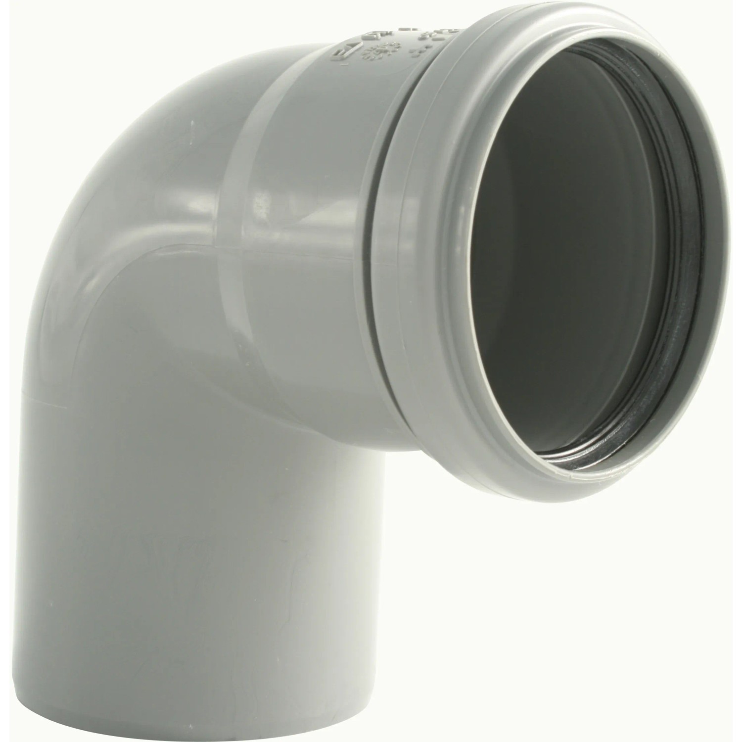 Curva HT Marley grigia 87° DN 40 per tubi di scarico interni.