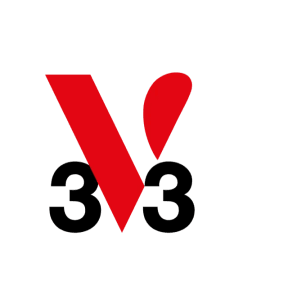 V33 logo link